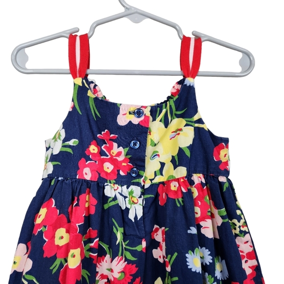 Janie and Jack Ciao Bella Sundress Floral Dress Girl's Size 2T - Picture 5 of 8